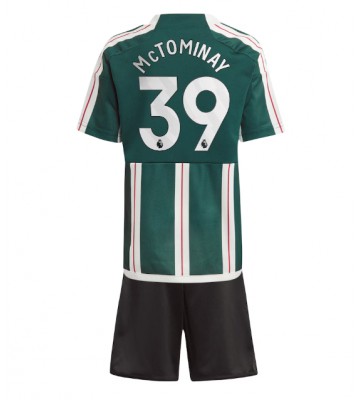 Manchester United Scott McTominay #39 Replika Babytøj Udebanesæt Børn 2023-24 Kortærmet (+ Korte bukser)
